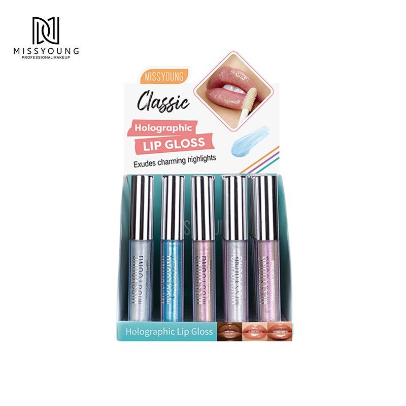 Glitter Liquid Lipstick Set Wasserdichter, langlebiger Lipgloss Pearl Lipstick Private Label Flüssiger Lippenstift