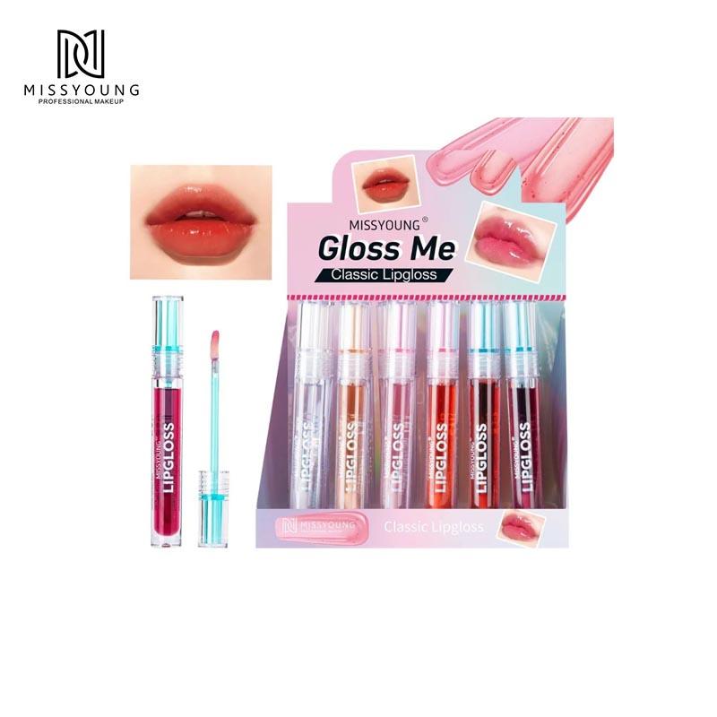 Make-up-Naturkosmetik-Lipgloss, wasserdicht, glatt und weich, Lip Glaze, flüssiger Lippenstift