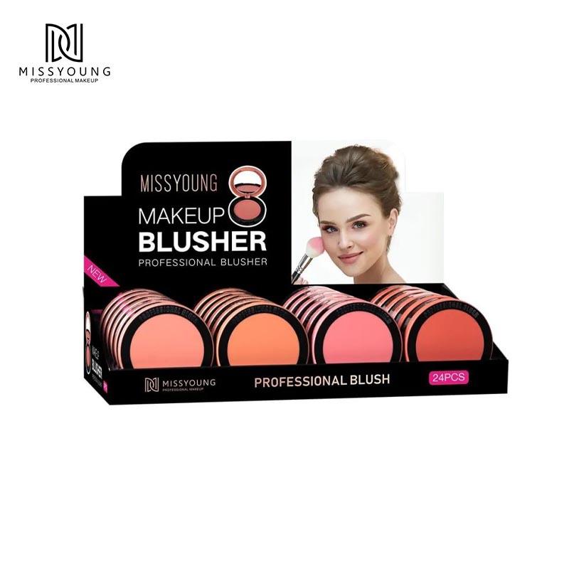 Neues Design Customized Makeup Powder Blush Palette Waterproof Rouge Private Label Powder Blusher