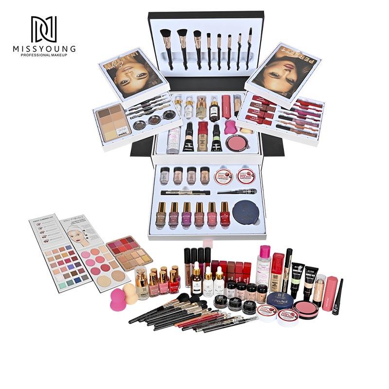 OEM Missyoung Customized New Arrival Lidschatten Makeup Sets Lippenstift Pinsel Makeup Kits All In One Makeup Box