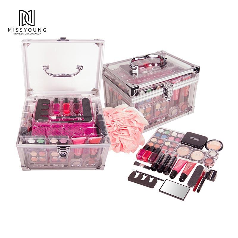 Neues Werbegeschenk mit Kosmetikzubehör All-in-One-Make-up-Kit-Box für Profis Full S