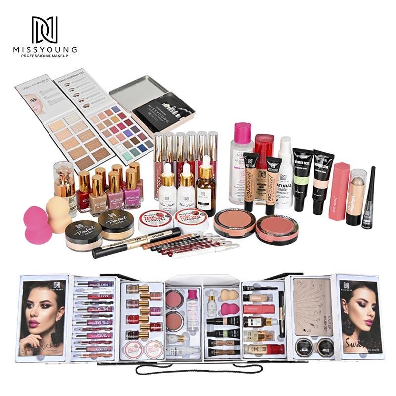 OEM Missyoung Customized New Arrival Women Full Makeup Kit All-In-One Makeup Gift Big Multifunctional Makeup Sets