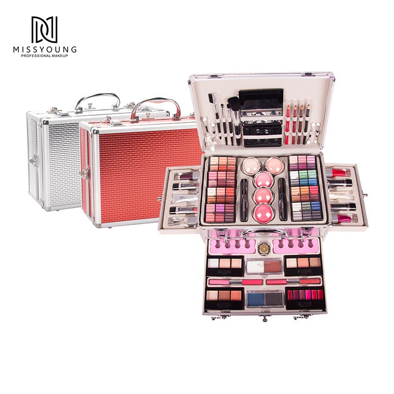 Missyoung Color Makeup Sets Fashion Women Cosmetic Case Makeup Palette Concealer Blusher Full Palette Box Set