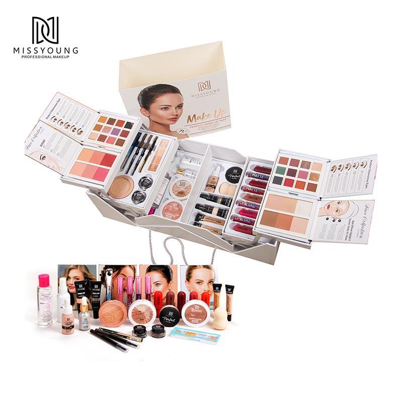 Missyoung Frauen-Kosmetikbox Make-up-Box-Set Make-up-Set Alles in einem professionellen Mädchen-Make-up-Box-Geschenk-Kit-Set
