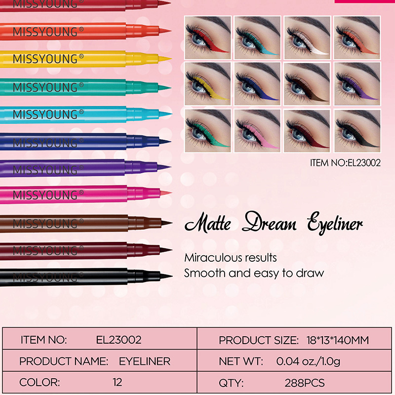 Wasserfester, mattierter Dream Eyeliner EL23002