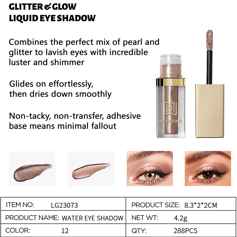 Großhandel Glitter & Glow Liquid Eye Shadow LG23073