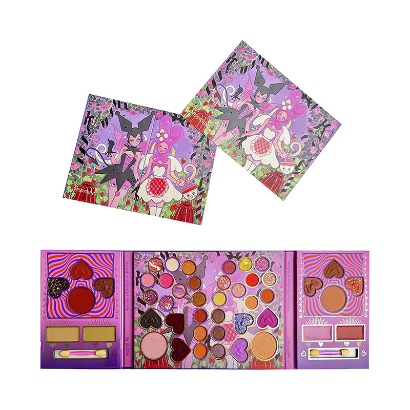 Hochwertige Lidschatten-Palette von Miss Young Supply ohne Wasserzeichen auf Papier PD23215