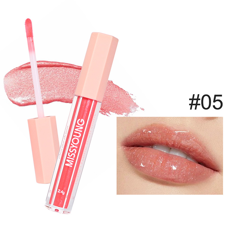 Befeuchten Sie den Kollagen-Perlglanz-Lipgloss LG24051