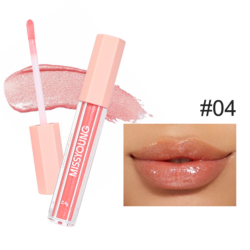 Befeuchten Sie den Kollagen-Perlglanz-Lipgloss LG24051