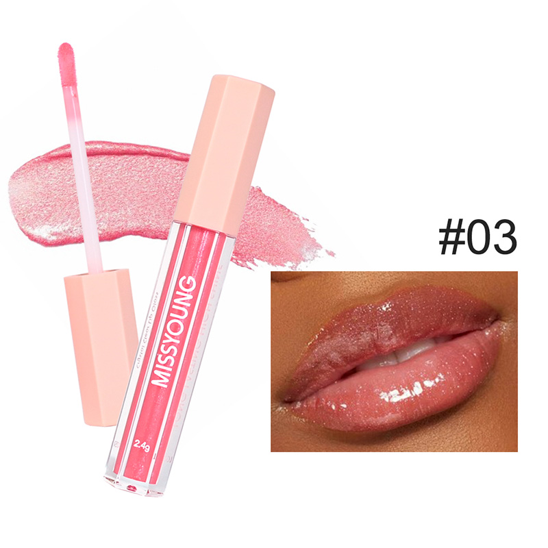 Befeuchten Sie den Kollagen-Perlglanz-Lipgloss LG24051