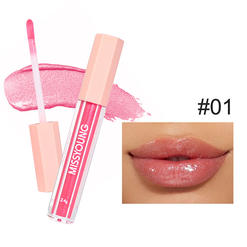 Befeuchten Sie den Kollagen-Perlglanz-Lipgloss LG24051