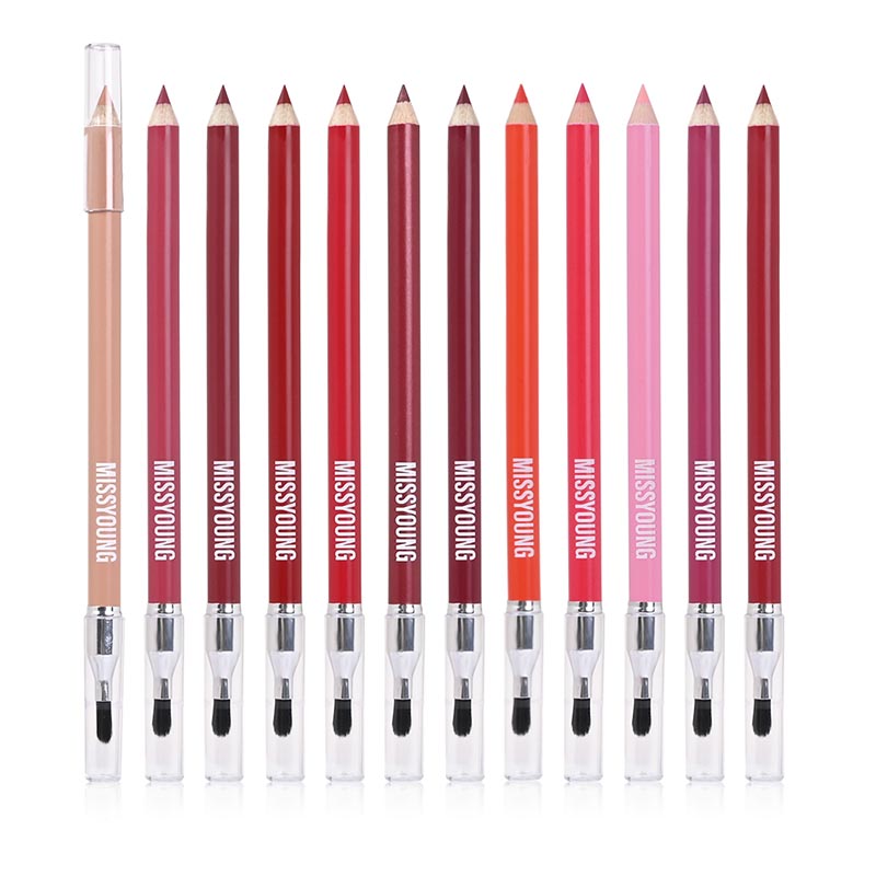 Großhandel 12-Farben-Set Matte Lip Pencil EL24033