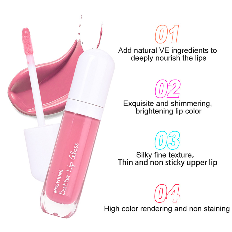 Deeply Nourish, nicht klebriger, glänzender Butter-Lipgloss LG24084