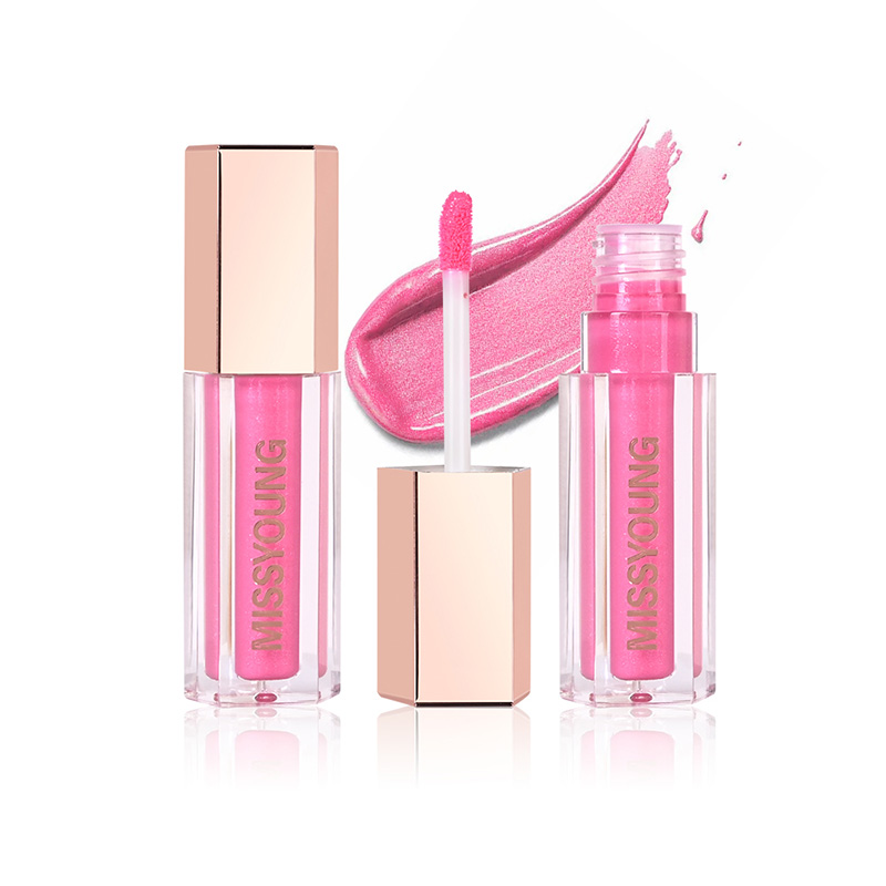 Leicht zu tragendes, feuchtigkeitsspendendes Lipgloss-Trio GM24185